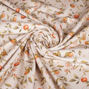  Tricot roomwit met appeltjes