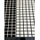 Coupon 177 gebreide ruit zwart met wit 130 x 150 cm