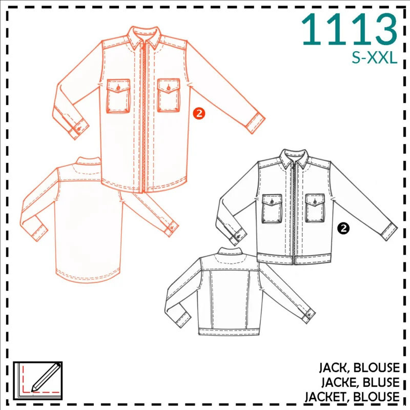 Blouse jacket heren clearance