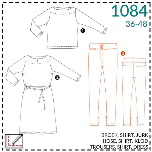 It's a Fits Broek, shirt en jurk