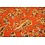 Coupon 953 Crinkle polyester rood met sierprint 180 x 150 cm