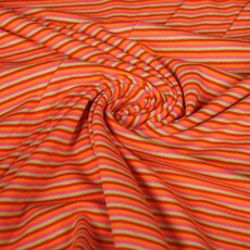  Katoenen tricot met kleurrijke strepen