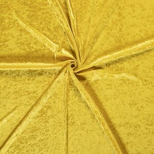 Velours de panne fel geel