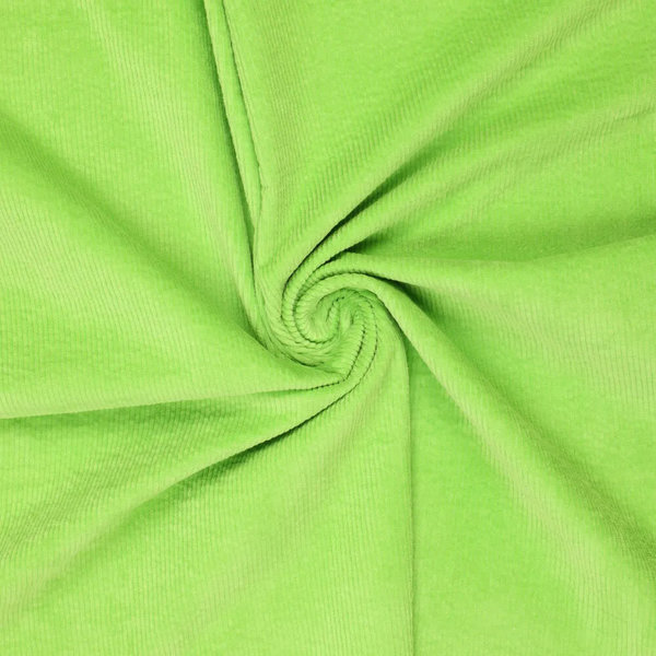 SALE Ribfluweel stretch groen