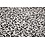 Coupon 333 plissé zwart witte dierenprint 140 x 200 cm