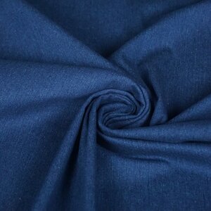 Basic Voorgewassen denim met stretch licht marine