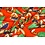 SALE Viscose stretch stof rood met vrolijke bloemen