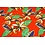 SALE Viscose stretch stof rood met vrolijke bloemen