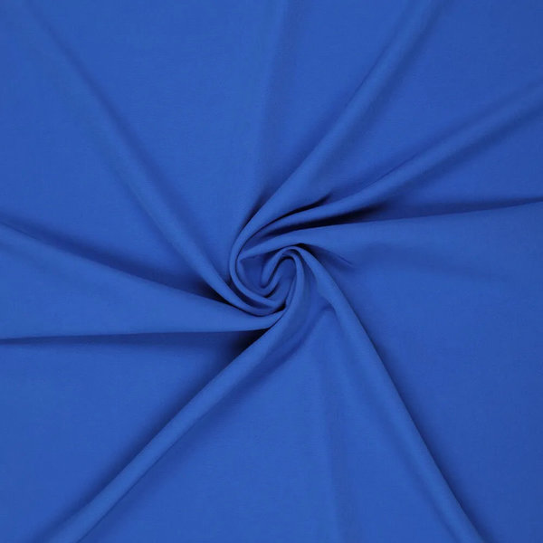 Terlenka stretch stof kobaltblauw