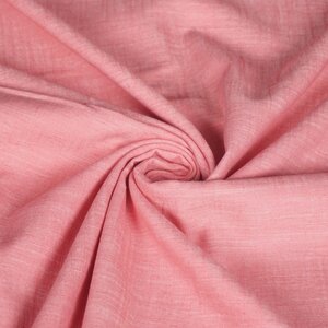 Linnen chambray roze