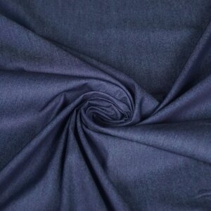  Chambray denim donkerblauw