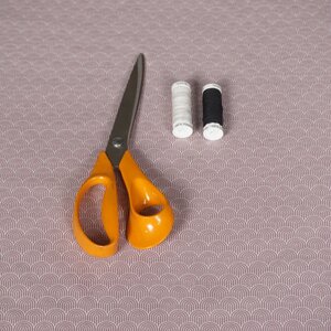  Organic tricot met ovalen oudroze