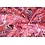 SALE Tricot stof met golvend dessin en folie hardroze