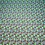 SALE Georgette groen blauwe bloemetjes