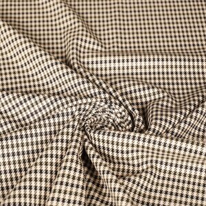  Viscose stretch mini pied de poule beige