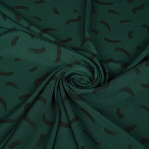  Polyester donkergroen met zwarte vegen