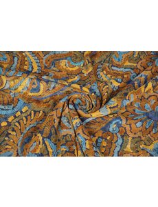  Chiffon met print van kwaststreepjes