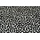 Coupon 439 Viscose tricot zwart met witte vlekjes 170 x 150 cm