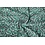 SALE Polyester zwart met groene sierprint