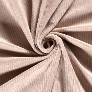  Ribfluweel stretch brede rib oudroze