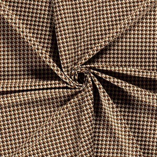 SALE Punta mix& match pied de poule cognac