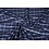 Flanel stof donkerblauw met ruit