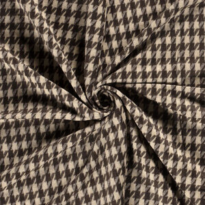  Piede de poule bruin-beige uitvergroot