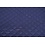 Coupon 964 Gewatteerd donkerblauw geruit 170 x 150cm