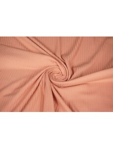  Tricot met ribbeltje zalmroze