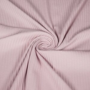 Tricot met ribbeltje oudroze