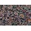Coupon 21 Chiffon zwart met paarse bloemen 180 x 150 cm