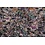 Coupon 21 Chiffon zwart met paarse bloemen 180 x 150 cm
