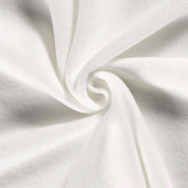 SALE Polar fleece stof ecru