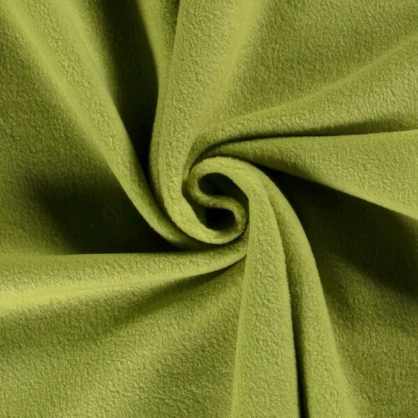 Polar fleece stof lime