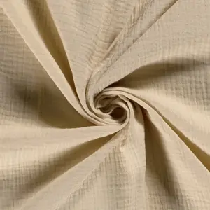 Mousseline stof beige