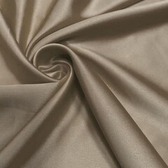 Basic Satijn met stretch zandkleur