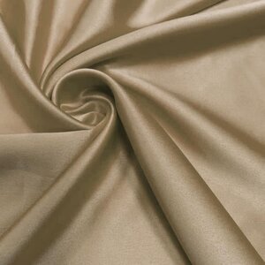 Basic Satijn met stretch beige