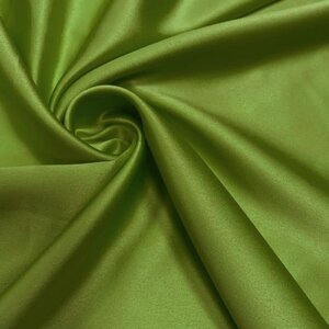 Basic Satijn met stretch lime