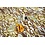 Coupon 38 Tricot met abstracte print bruin/groen 180 x 150 cm