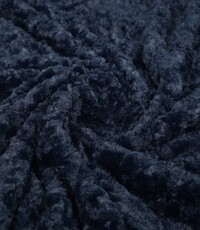  Fake fur donkerblauw