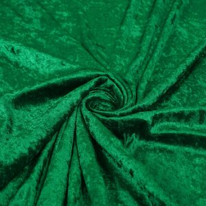  Velours de panne donkergroen