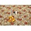 Coupon 418 Crepe met dierenprint en bloemen rood 180 x 140 cm