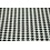 Coupon 997 Gebreide ribbel zwart witte Pied de Poule ruit 180 x 150 cm