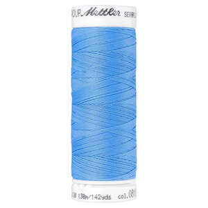  Amann Mettler elastisch garen  blauw