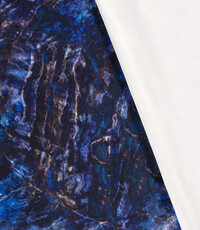  Jersey voor sportswear in gevlekt dessin blauw