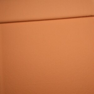 *** Oranje polyester seersucker ruitje