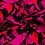 Viscose met grote bloemenprint fuchsia