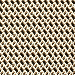  Bengaline met grafisch dessin beige