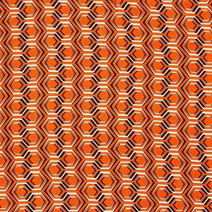 *** Satijn met kleine retroprint