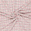 Punta stof met chanelruit en lurex roze